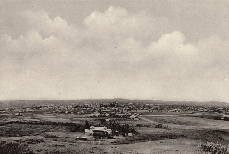 Panorama over Bloemfontein (s/h-foto) af South African Photographer