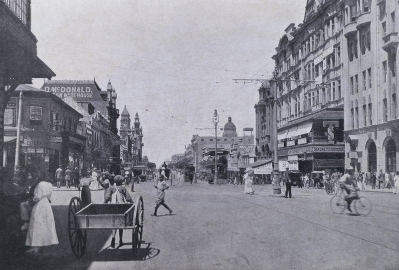 West Street, Durban (s/h-billede) af South African Photographer