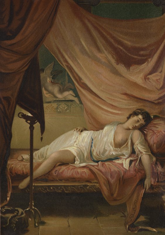Eros og Psyche af Spanish School