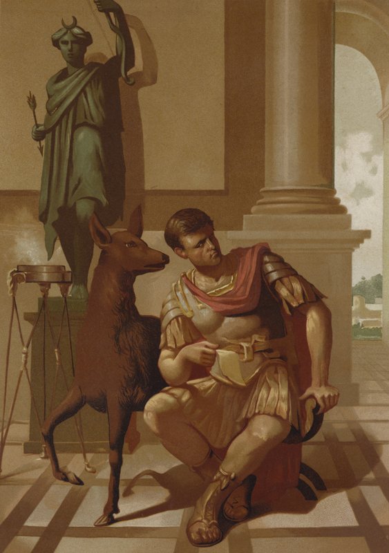 Quintus Sertorius og hans fawn af Spanish School