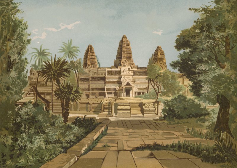 Temple of Jagannath, Indien af Spanish School