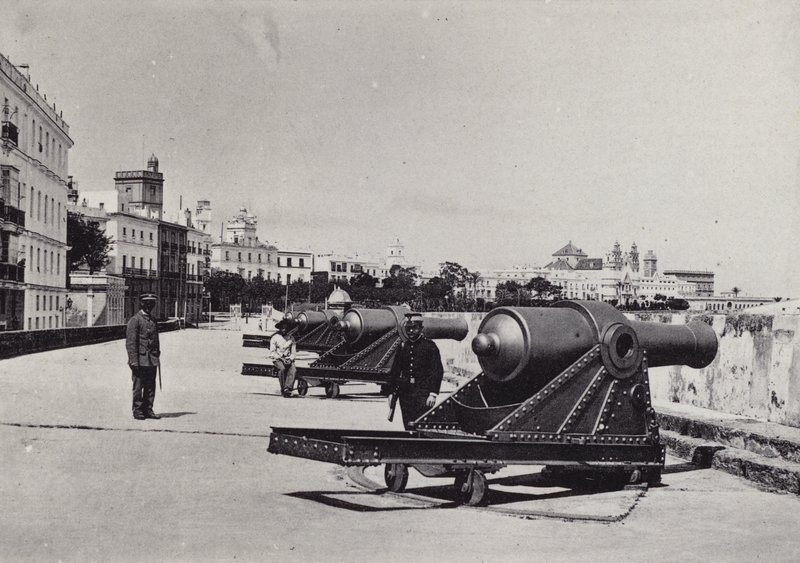 Cadiz: Battery of San Carlos (s/h foto) af Spanish Photographer