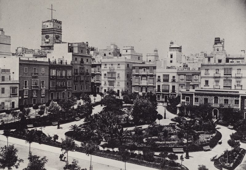 Cadiz: Plaza de Guerra Jimenez (s/h foto) af Spanish Photographer