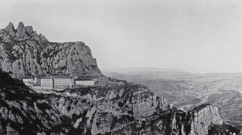 Oversigt over Montserrat (s/h-foto) af Spanish Photographer