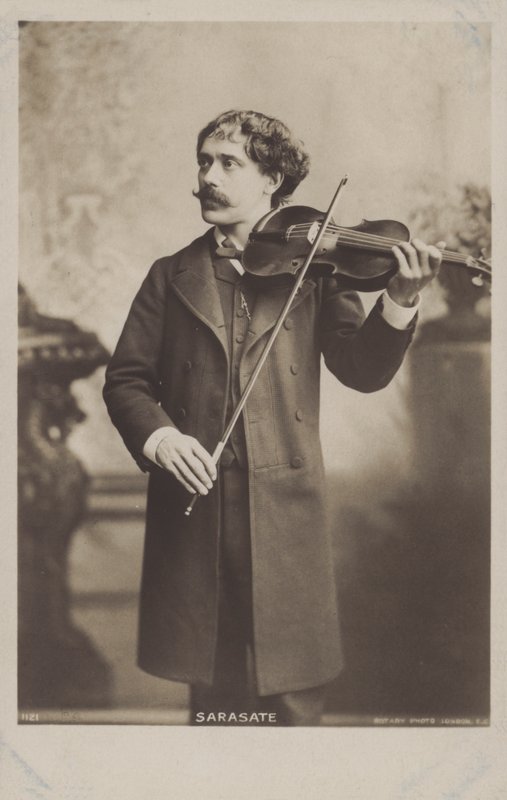 Pablo de Sarasate, spansk violinist og komponist af Spanish Photographer