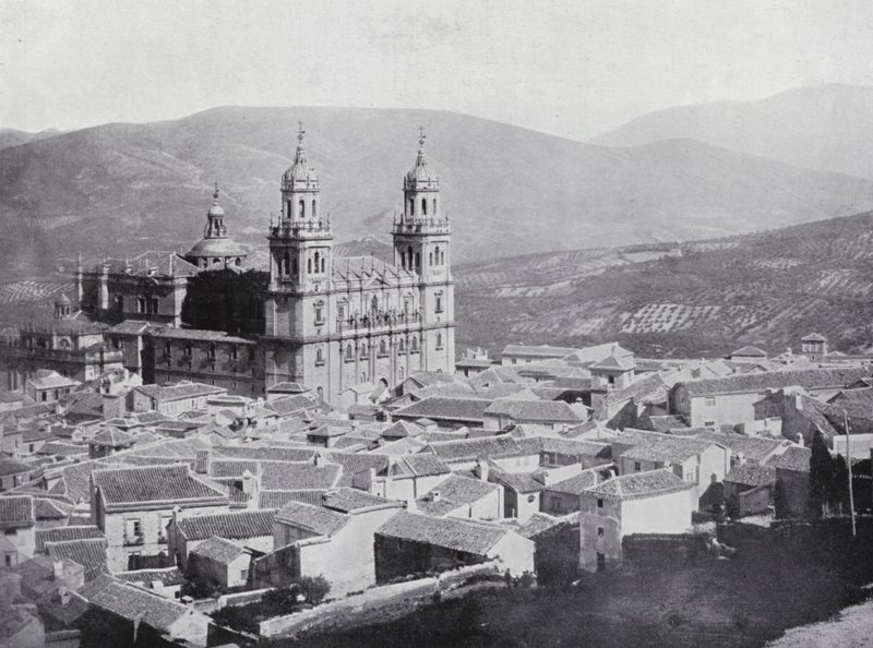 Katedralen, Jaen (s/h-foto) af Spanish Photographer