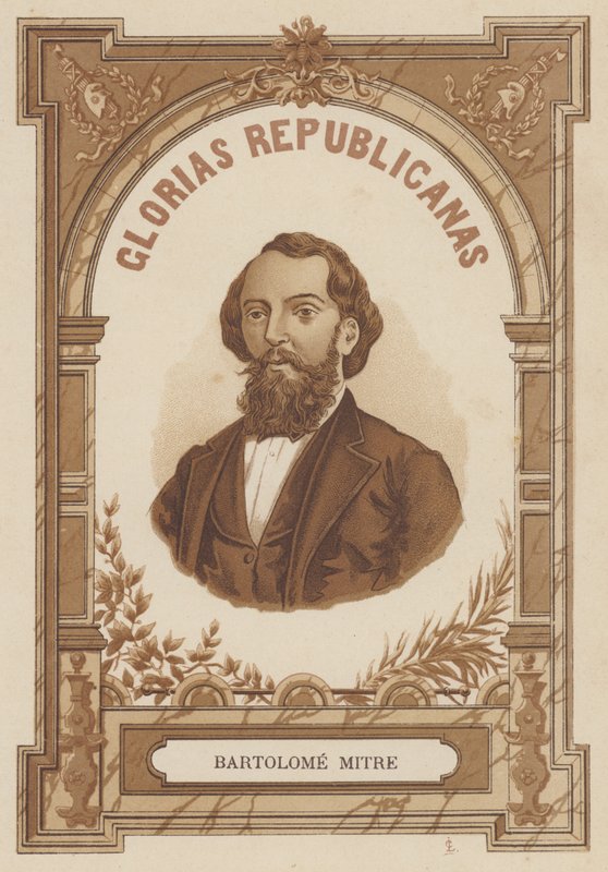 Bartolome Mitre, argentinsk politiker, soldat og forfatter af Spanish School