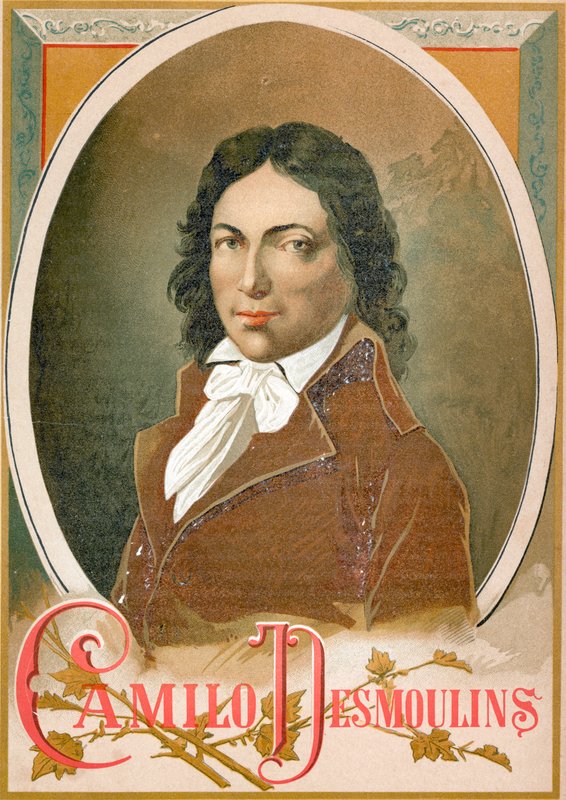 Camille Desmoulins af Spanish School
