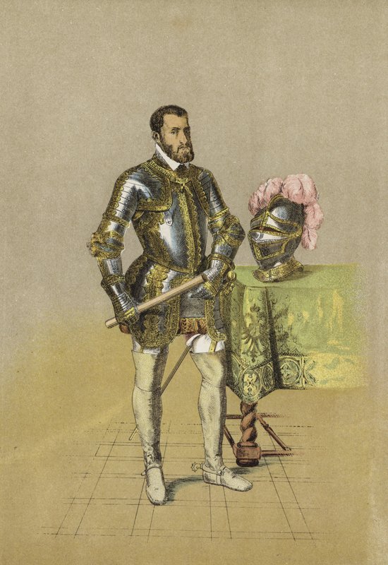 Charles V, hellig romersk kejser af Spanish School