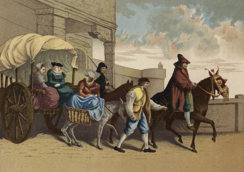 Kostumer af det franske borgerskab, 1500-tallet af Spanish School