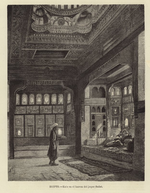 Egypten - Sheikh Sadats Harem af Spanish School
