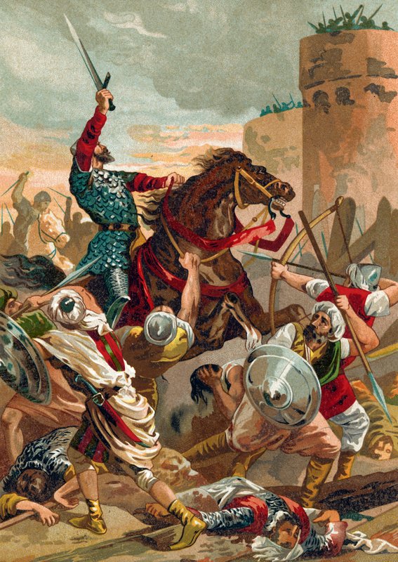 El Cid truer byen Valencia af Spanish School