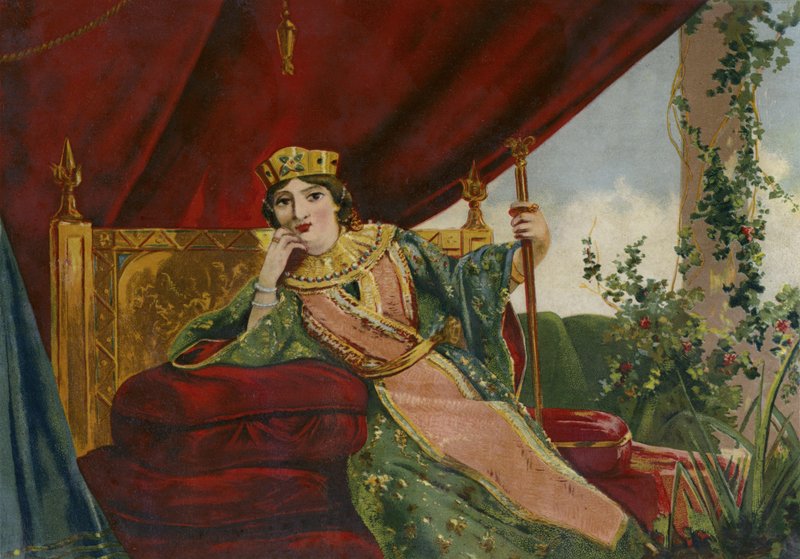 Kejserinde Theodora, hustru til den byzantinske kejser Justinian I af Spanish School
