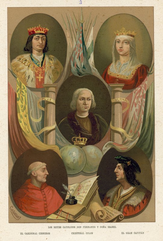 Ferdinand og Isabella af Spanien af Spanish School