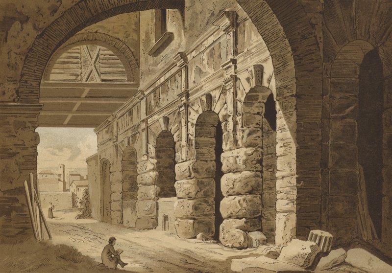 Domitianergalleriet, Rom af Spanish School