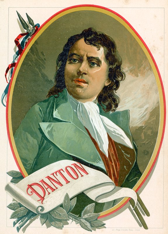Georges Danton af Spanish School