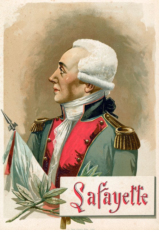 Gilbert du Motier, markis de Lafayette af Spanish School