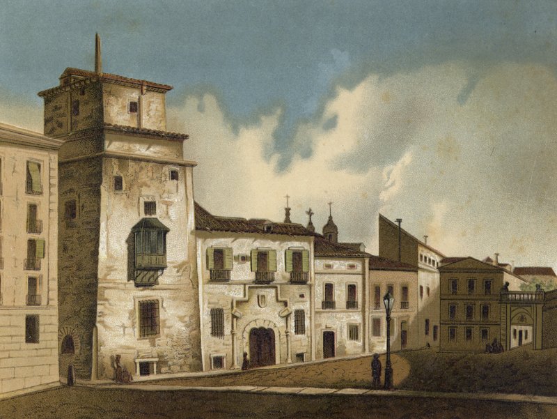 Hus, hvor Frans I af Frankrig blev fængslet, Madrid, 1525-1526 af Spanish School