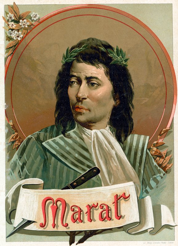 Jean-Paul Marat af Spanish School