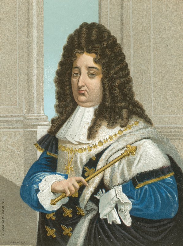 Kong Ludvig XIV af Frankrig af Spanish School