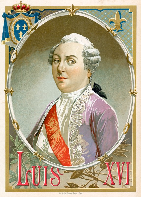 Kong Ludvig XVI af Frankrig af Spanish School