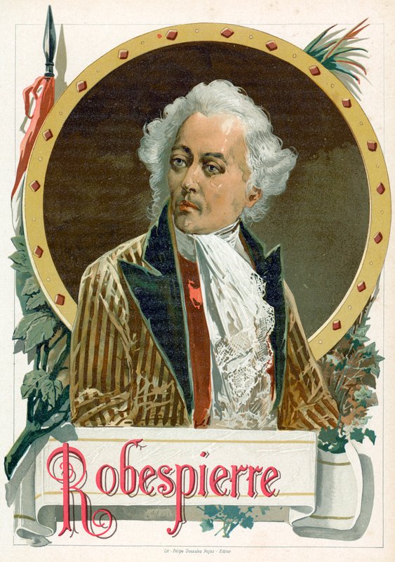 Maximilien Robespierre af Spanish School