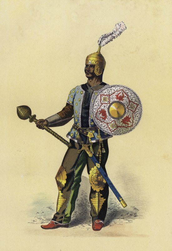 Persisk general, 1400-tallet af Spanish School