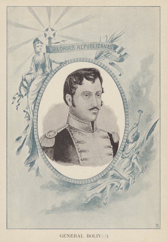 Simon Bolivar, venezuelansk politisk og militær leder af Spanish School