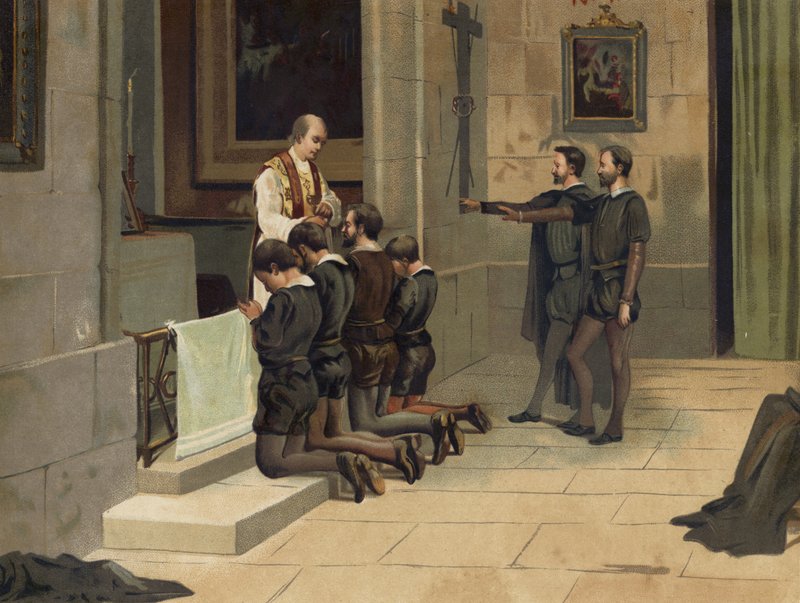 St Ignatius af Loyola, grundlæggeren af jesuitterne af Spanish School