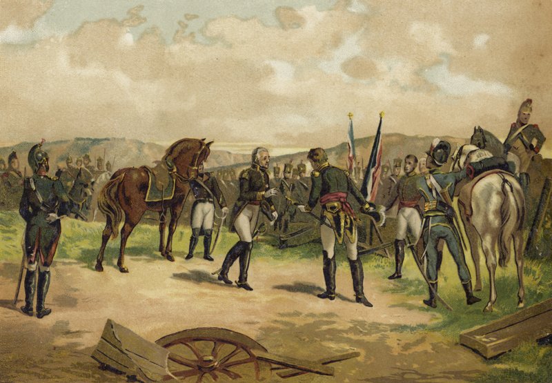 General Duponts overgivelse, Slaget ved Bailen, Spanien, 1808 af Spanish School