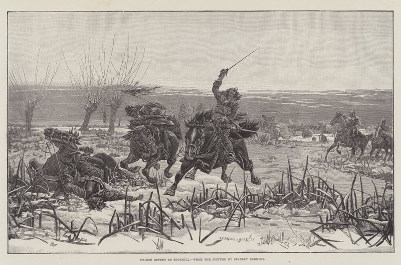 Prins Rupert ved Edgehill af Stanley Berkeley