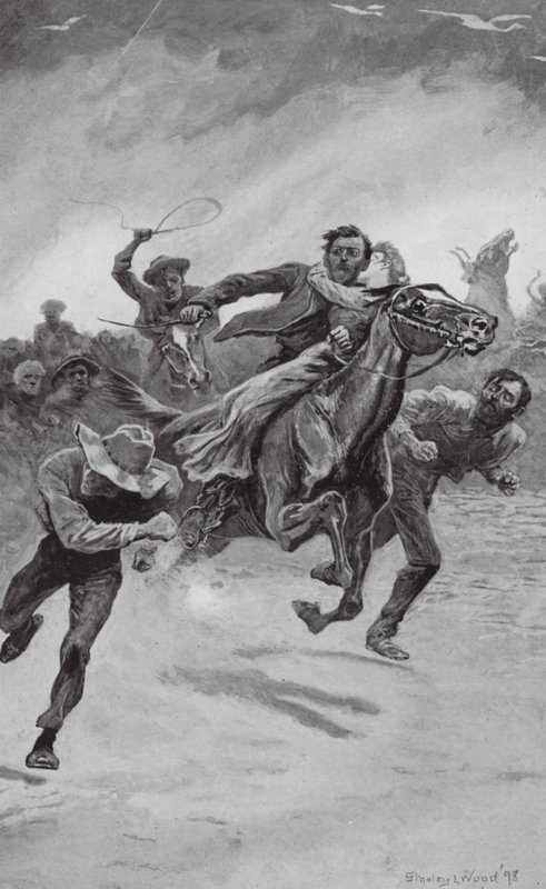 "Sort torsdag", 6. februar 1851 (litografi) af Stanley L. (after) Wood