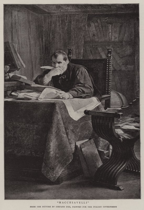 Machiavelli af Stefano Ussi