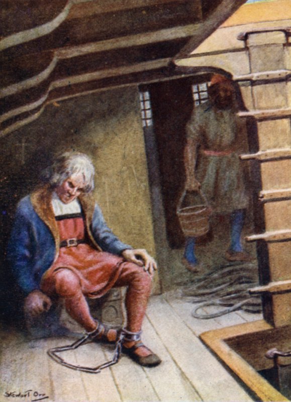 Columbus sendt til Spanien i lænker af Stewart Orr