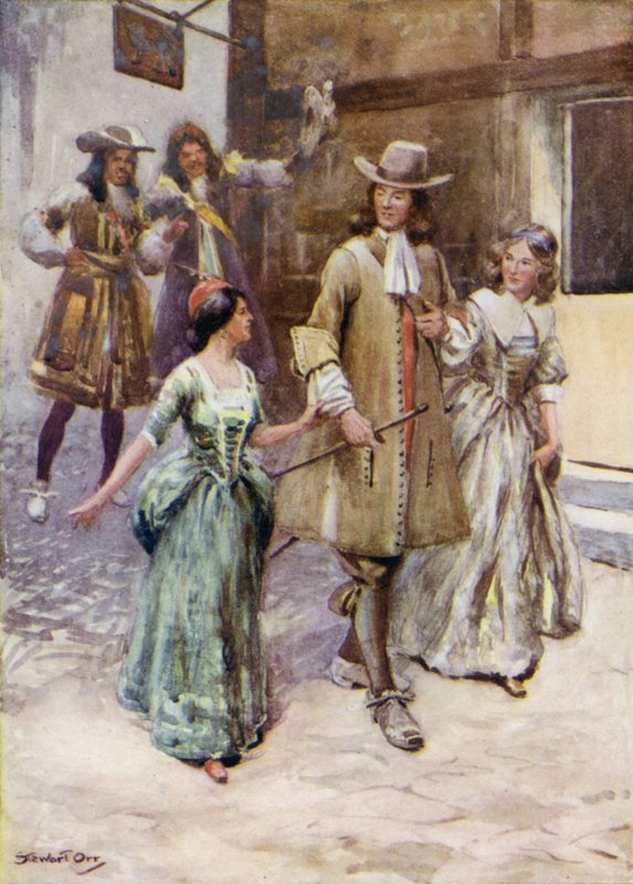 Illustration til Peveril of te Peak af Stewart Orr