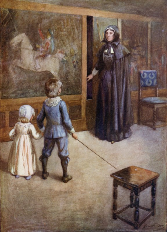 Illustration til Peveril of te Peak af Stewart Orr