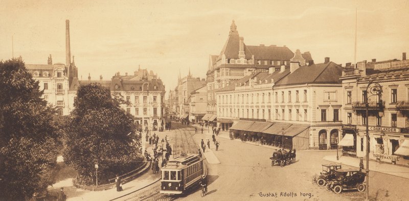 Malmø: Gustaf Adolfs torg (s/h-foto) af Swedish Photographer
