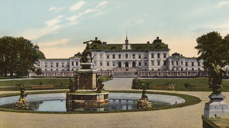 Stockholm: Drottningholm Slot (farvet foto) af Swedish Photographer