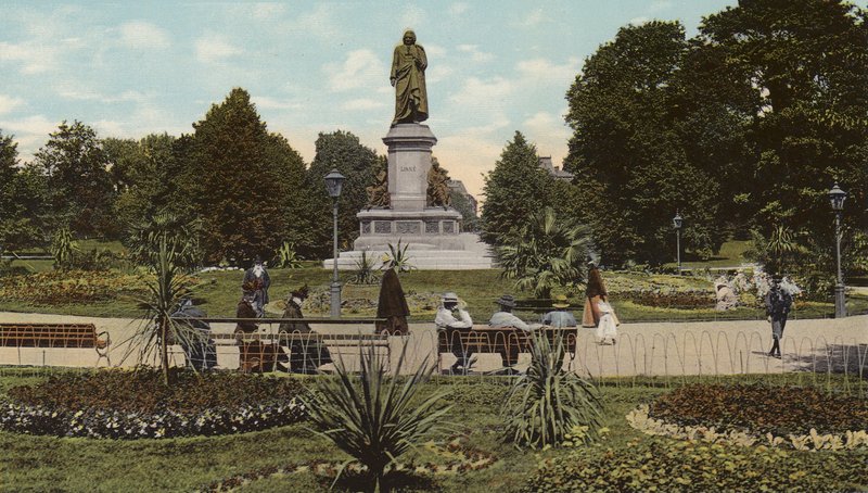 Stockholm: Parti Fran Linneparken (farvet foto) af Swedish Photographer