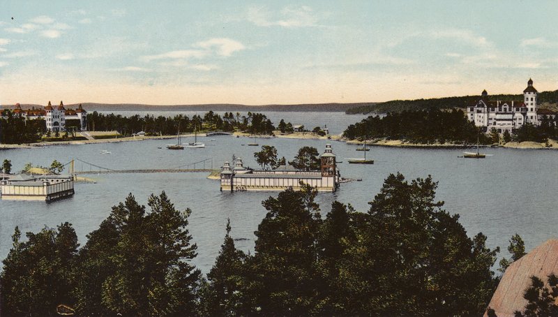 Stockholm: Saltsjobaden (farvet foto) af Swedish Photographer