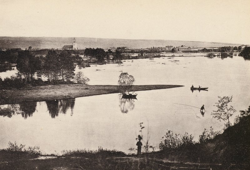 Sverige / Sverige: Dalarne, Orsa, Storan (s/h foto) af Swedish Photographer