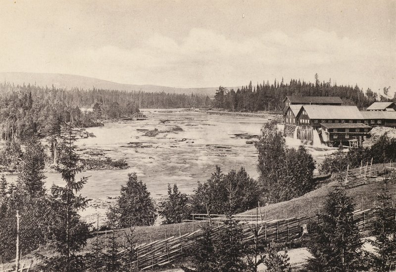 Sverige / Sverige: Jamtland, Eggforsen (s/h foto) af Swedish Photographer