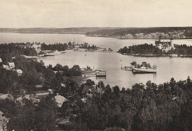 Sverige / Sverige: Stockholms omgivelser, Saltsjobaden (s/h foto) af Swedish Photographer
