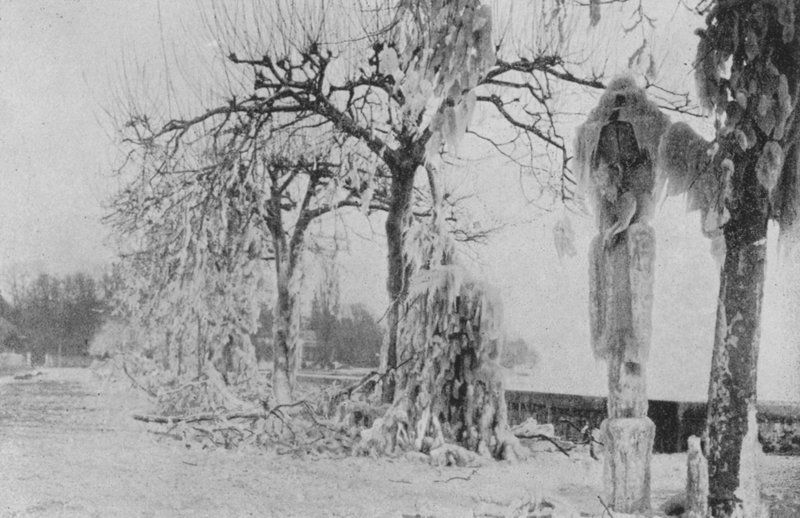 Ved Paquis i Genève, vinter 1896 (s/h-foto) af Swiss Photographer