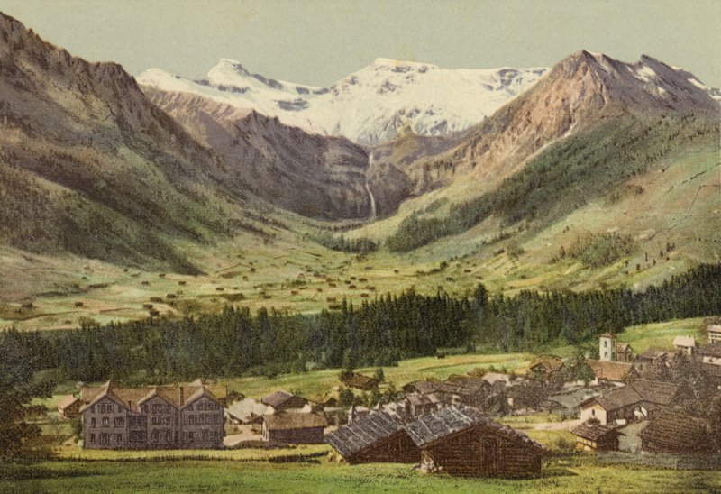 Berner Oberland: Adelboden (farvet foto) af Swiss Photographer