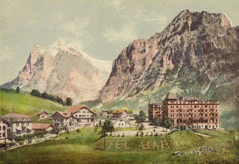 Berner Oberland: Grindelwald (farvet foto) af Swiss Photographer