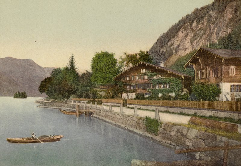 Berner Oberland: Iseltwald (farvet foto) af Swiss Photographer