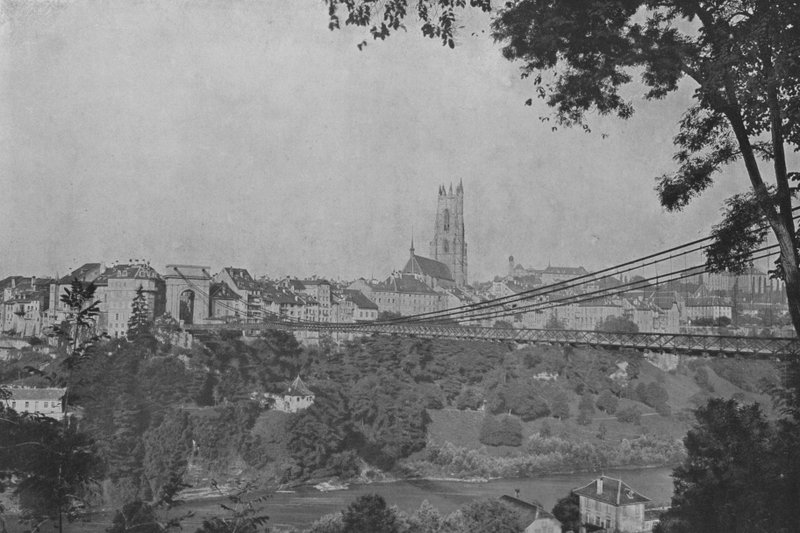 Fribourg (s/h foto) af Swiss Photographer