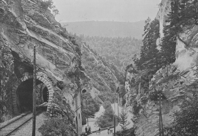 Moutier Gorge (s/h foto) af Swiss Photographer