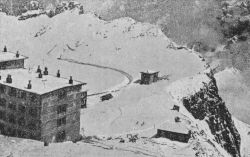 Rochers de Naye, Vaud om vinteren, højde 2044 meter (s/h foto) af Swiss Photographer